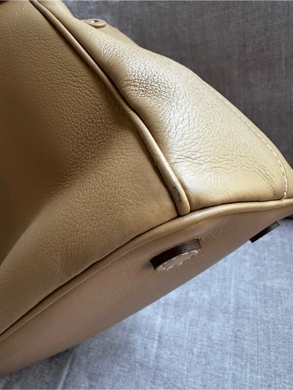 Prada Tan Leather Large Galleria Satchel in Soft Calfskin Leather